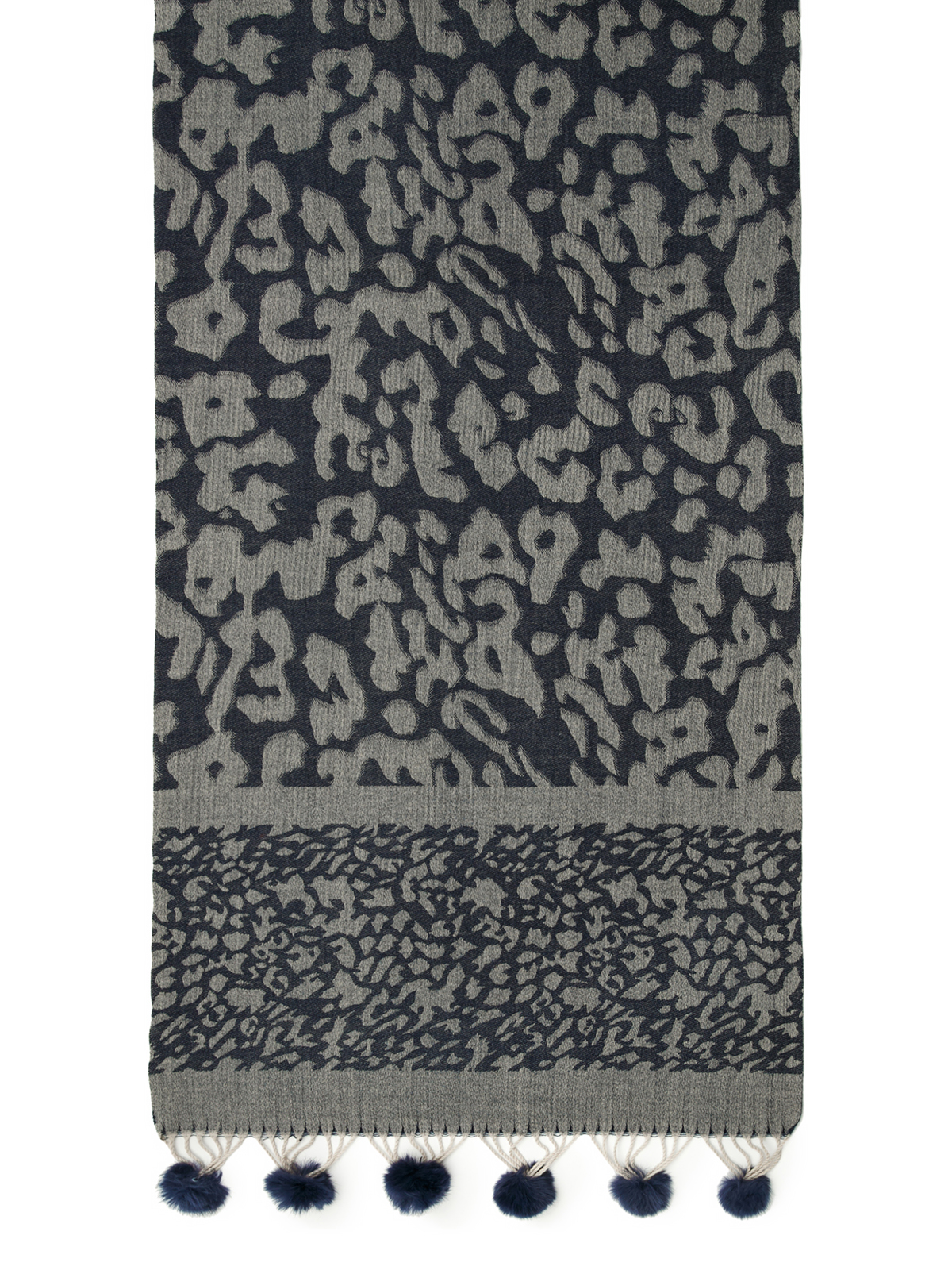 Палантин жен. шерсть+хл+акр 65х180 LG72-289-12