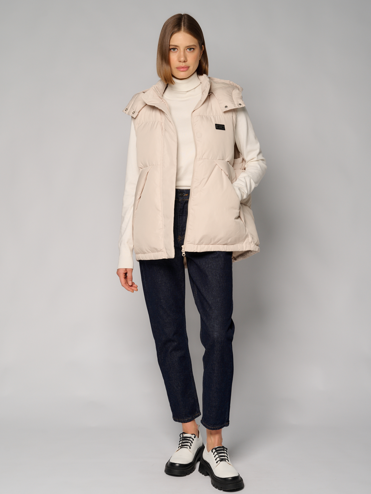 Жилет женский 12411-24001 beige