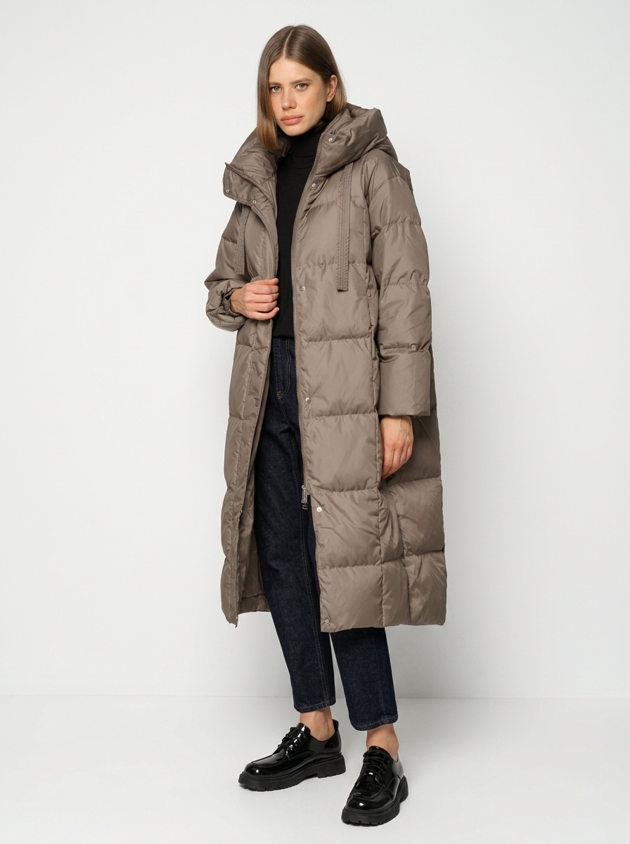 Пальто женское 12411-23040 khaki