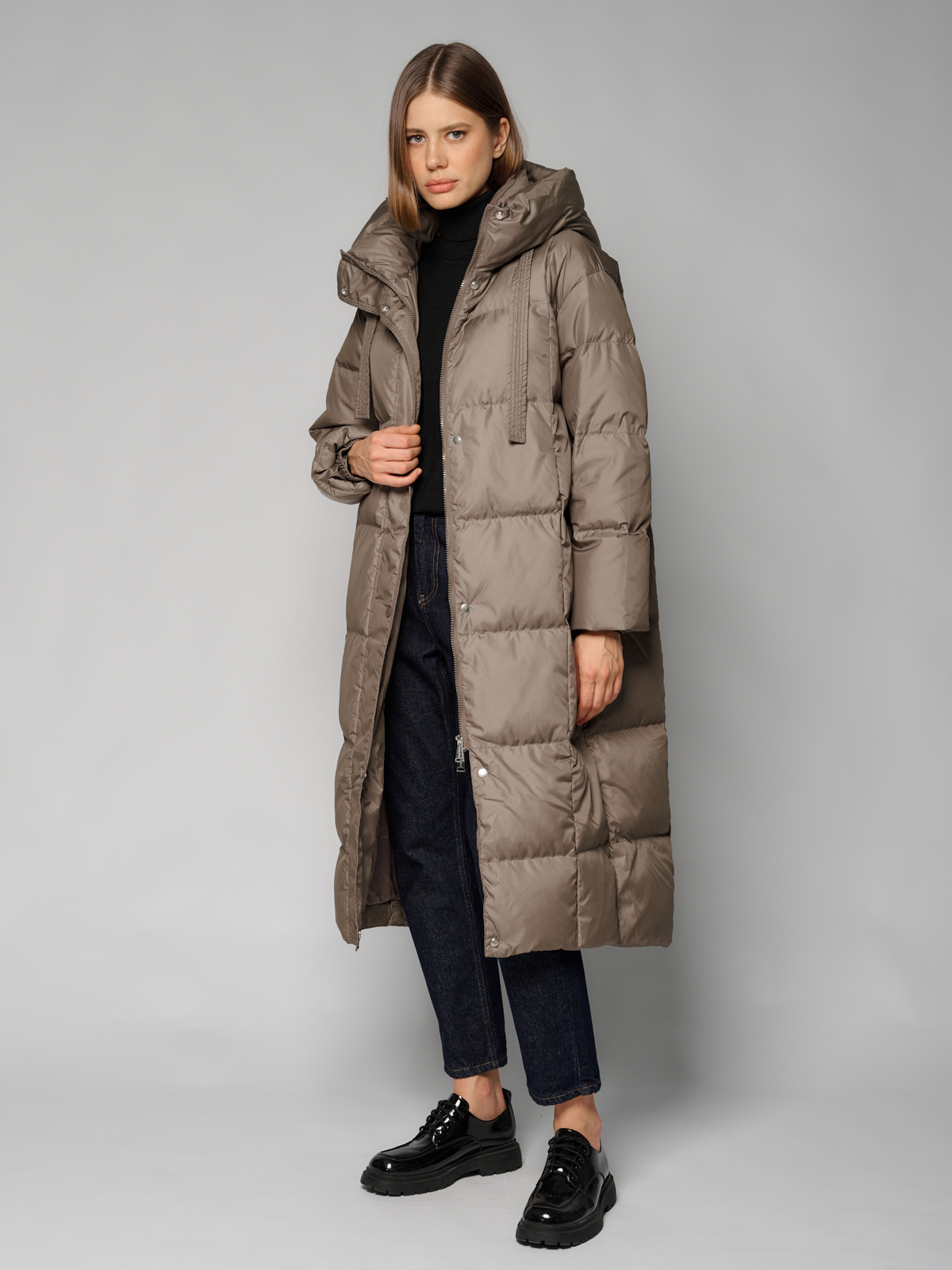 Пальто женское 12411-23040 khaki