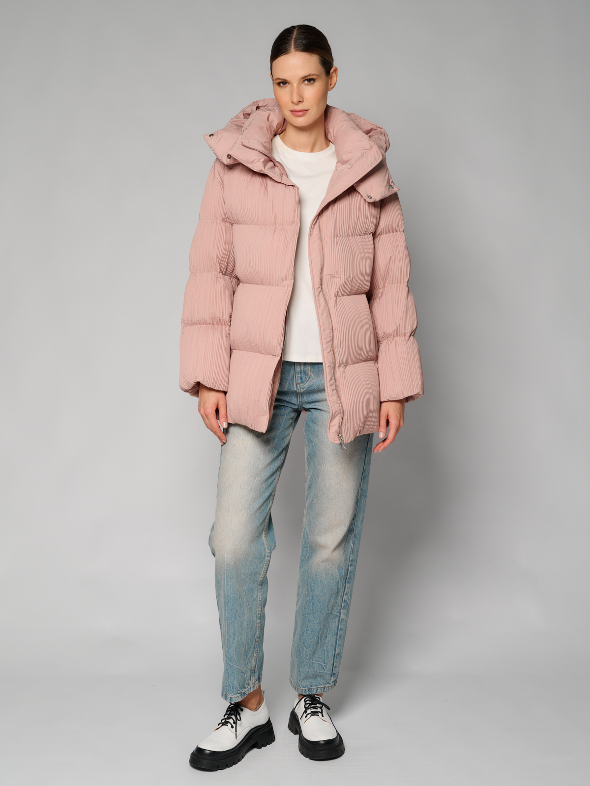 Куртка женская 12411-22048 rose taupe