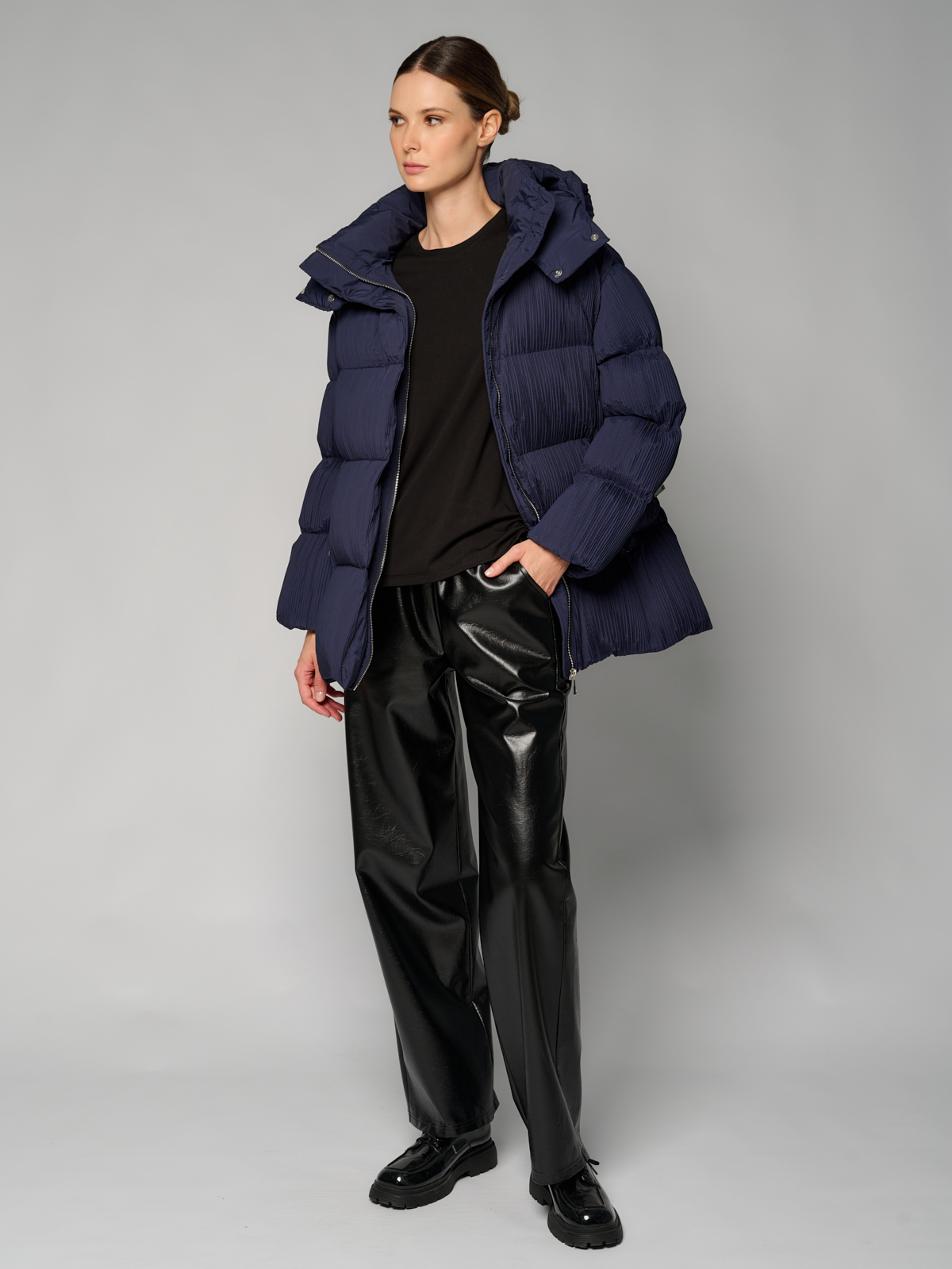 Куртка женская 12411-22048 dark blue