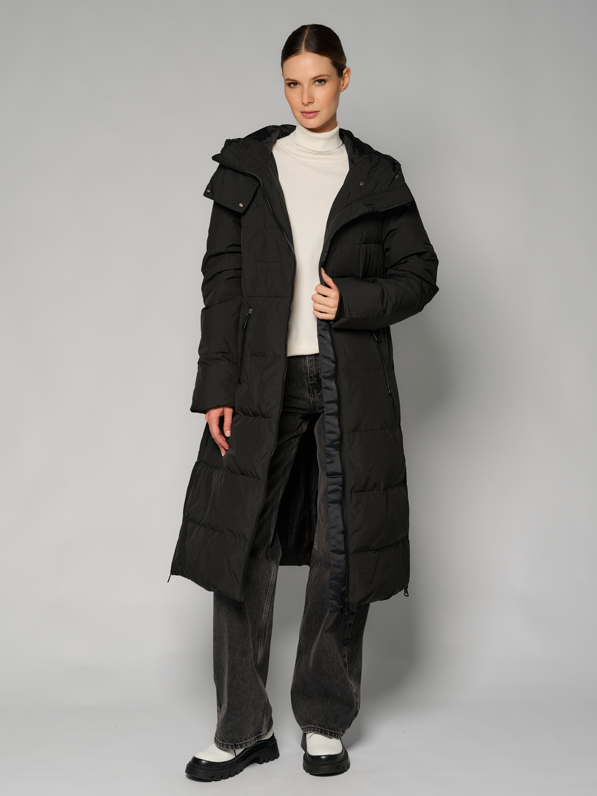 Пальто женское 12411-23037 black