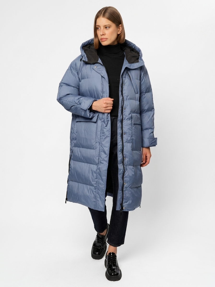 Пальто женское 12411-23036 blue