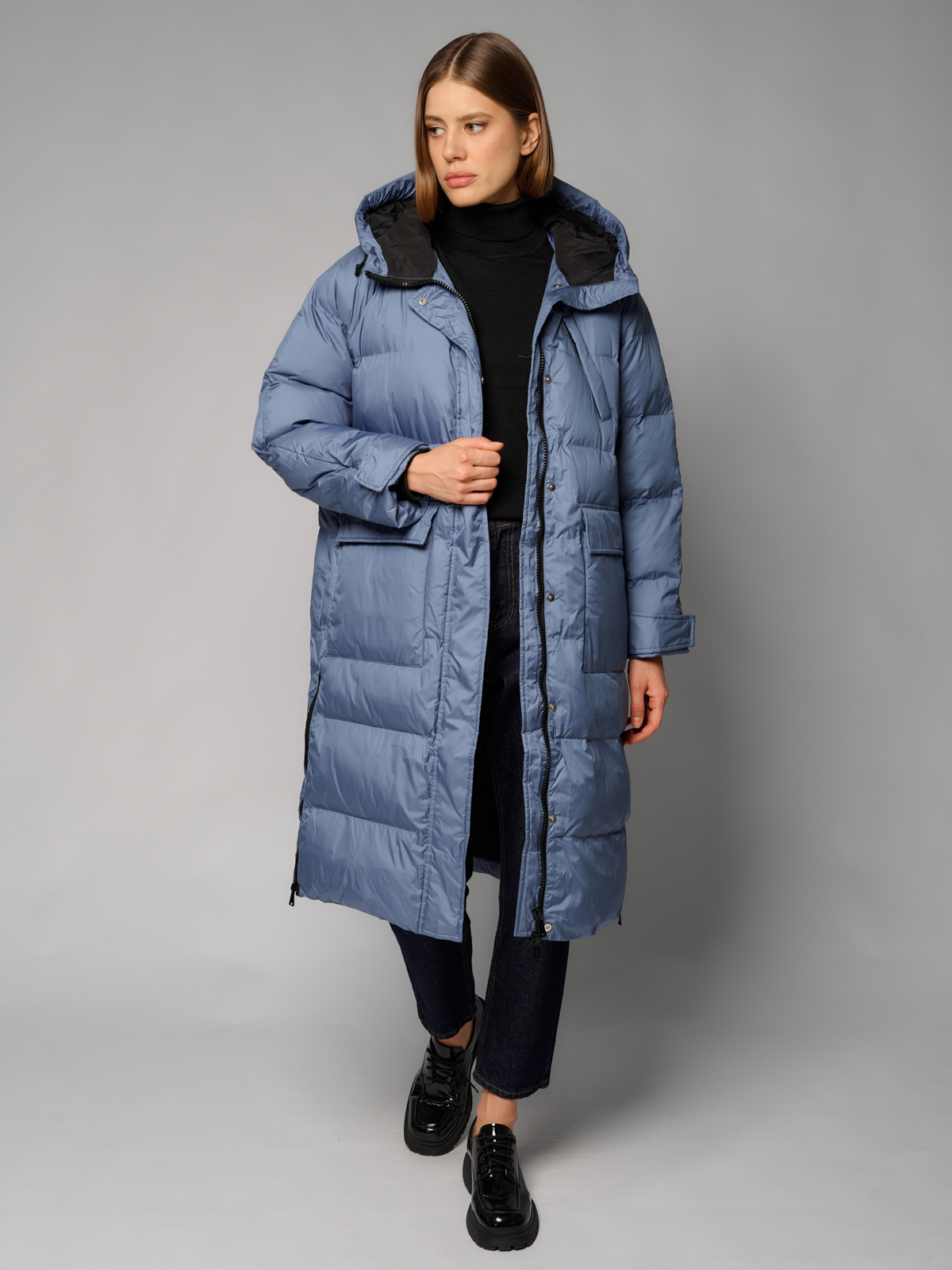 Пальто женское 12411-23036 blue