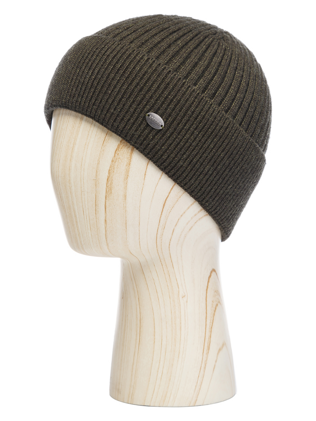 Шапка муж. каш+шерсть+виск LB-N88123 khaki melange