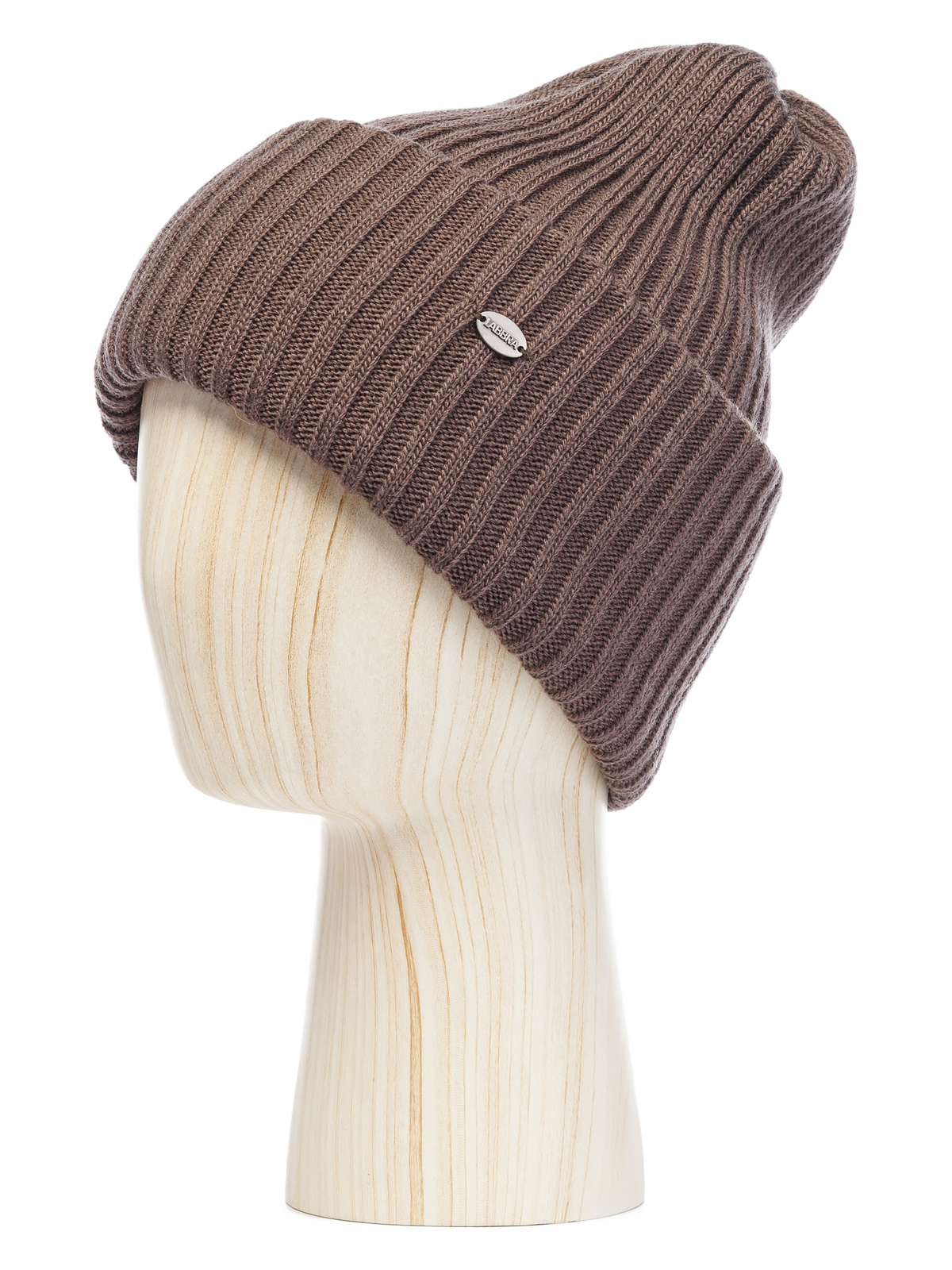 Шапка жен. шерсть+акр LB-A53014 taupe