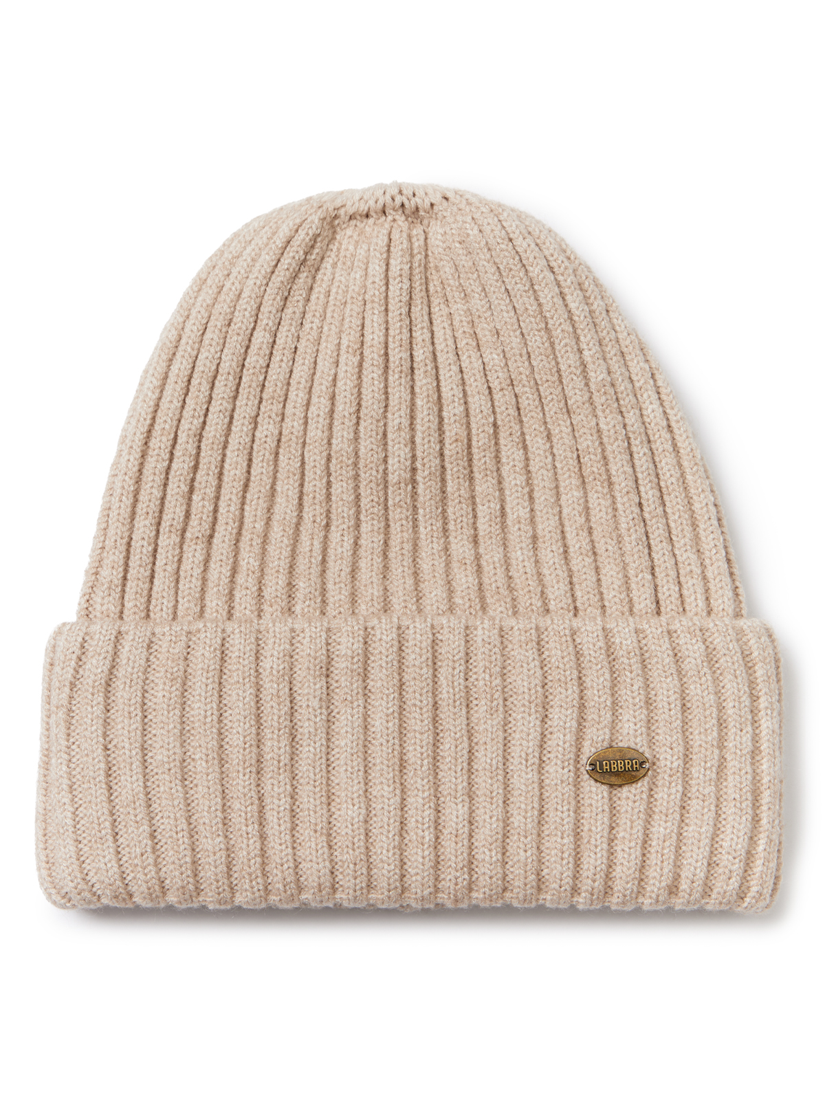 Шапка жен. шерсть+акр LB-A53053 beige
