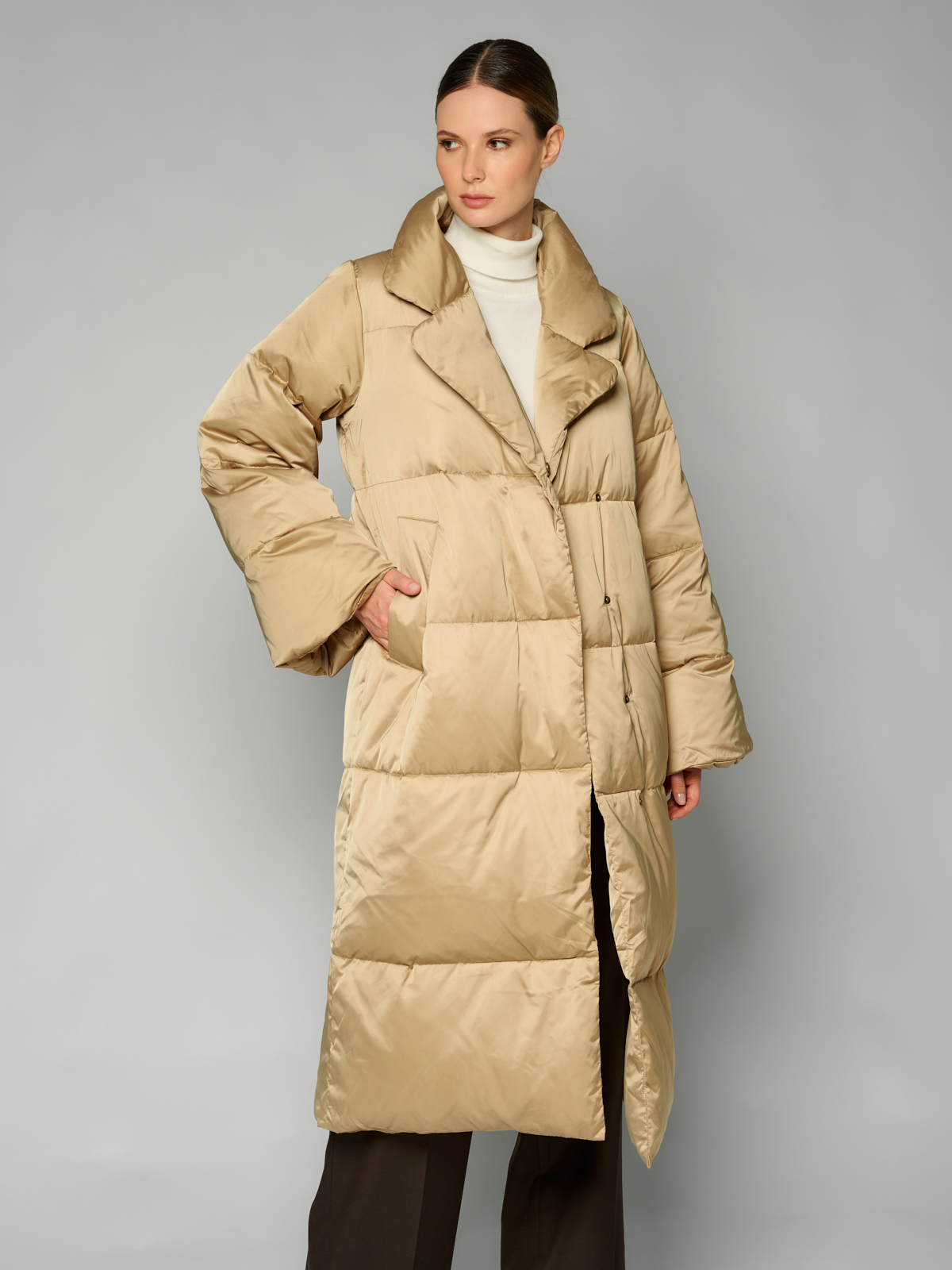 Пальто женское 12411-23001 sand