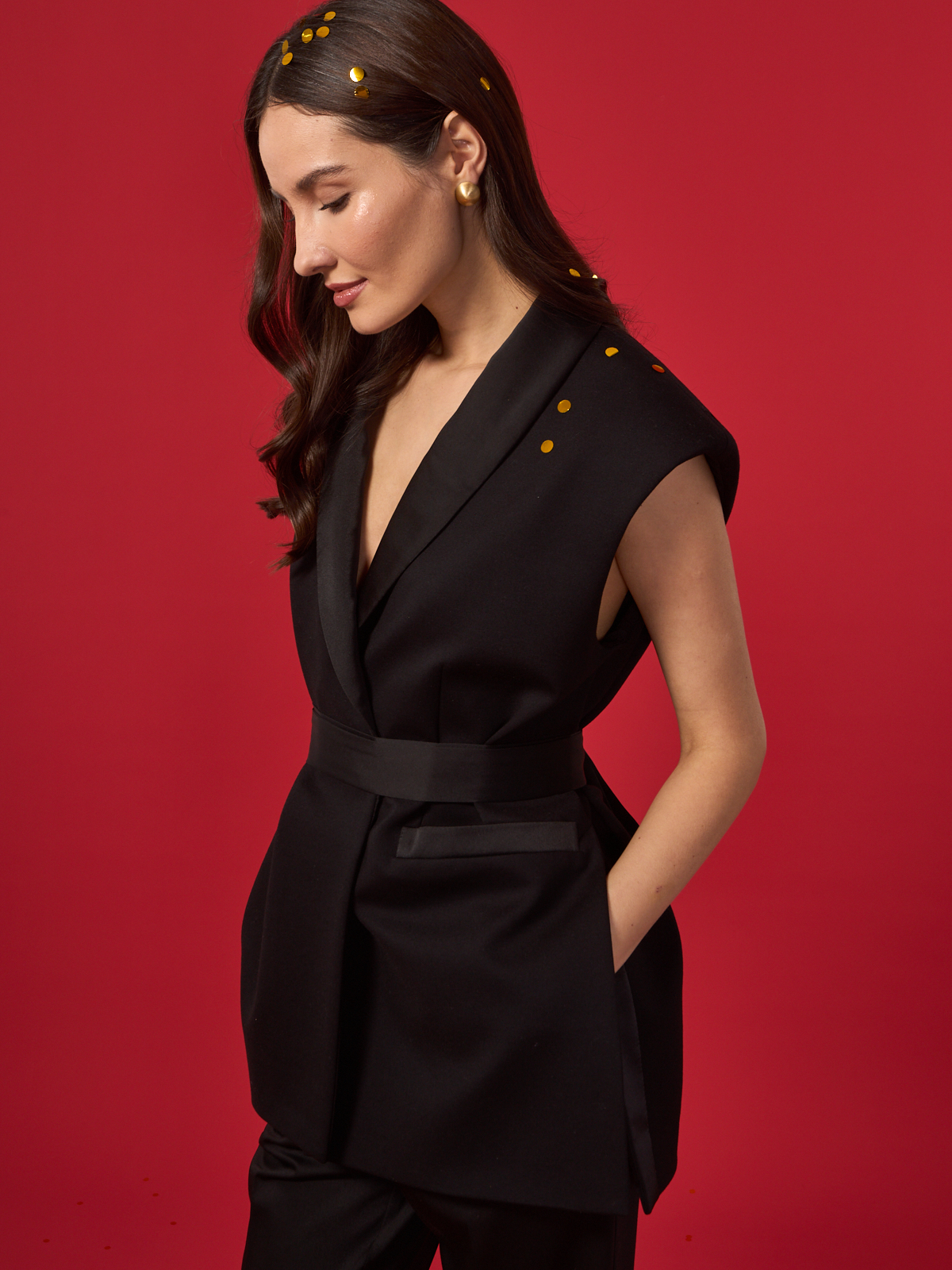 Жилет женский 12411-44021 black