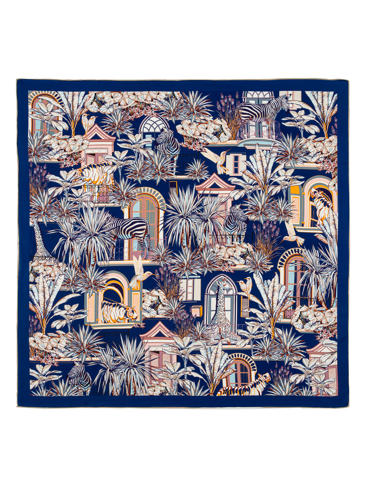 Платок жен. шелк 90х90 B03-8425-12