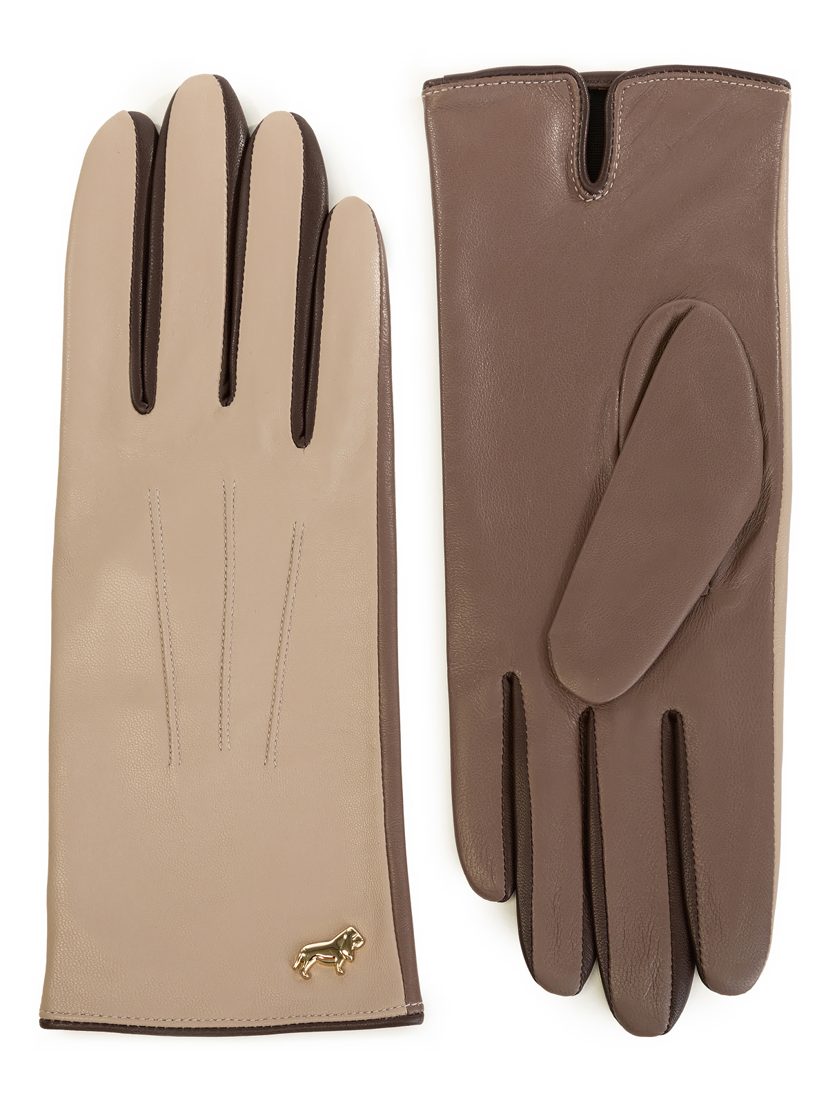 Перчатки жен ш/п LB-4607-1 l.cacao/taupe