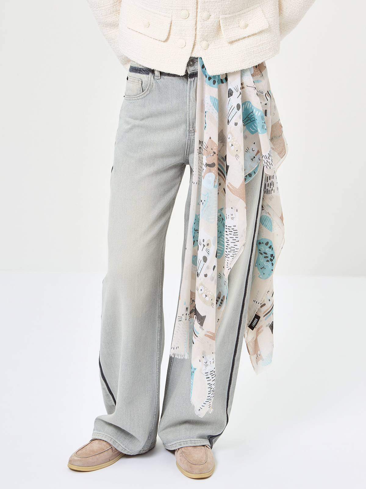 Палантин жен. мод 70х180 LG11-578-03