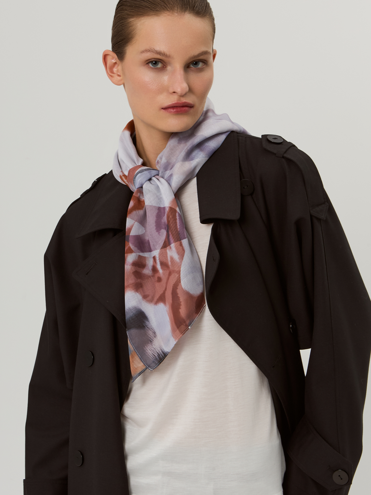 Палантин жен. шелк+хл 70х180 DR22-8447-16