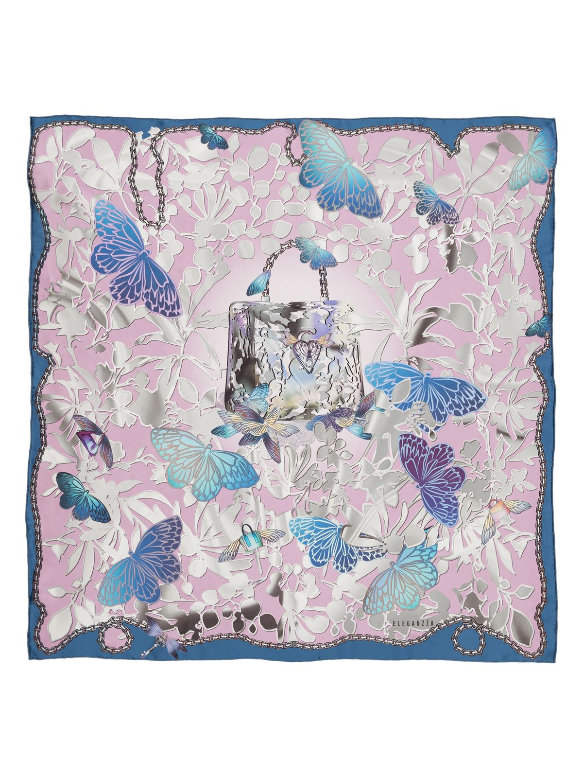 Платок жен. шелк 90х90 E03-8448-05