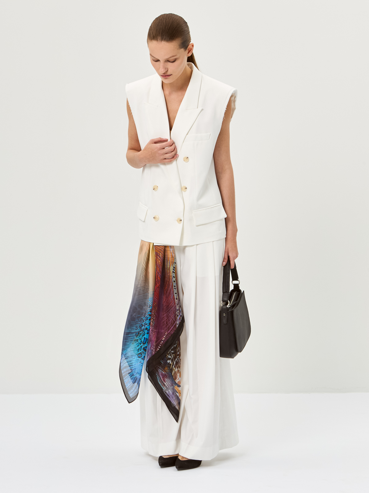 Платок жен. шелк 110х110 E05-8458-23