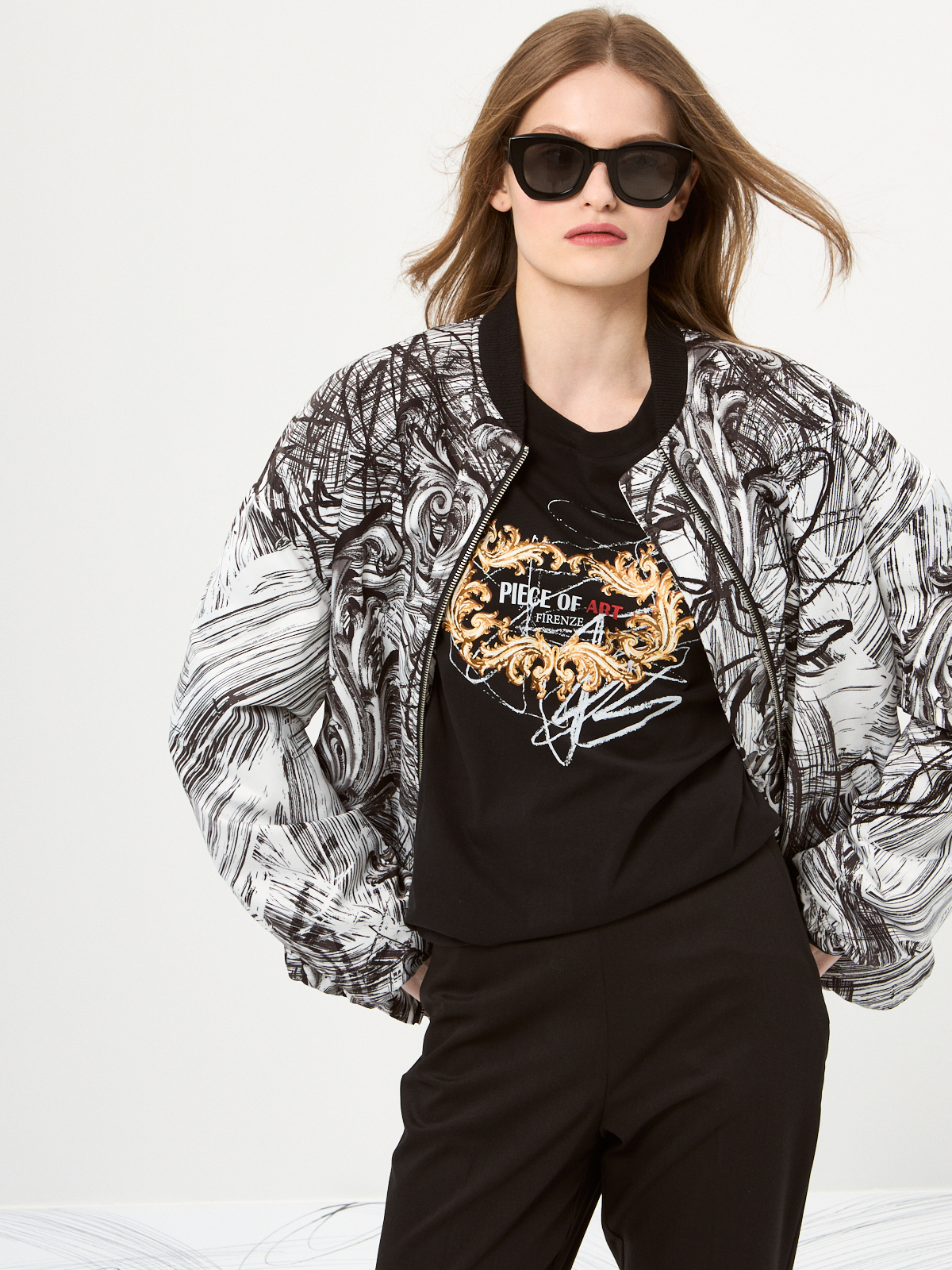 Футболка женская 12521-42032 black