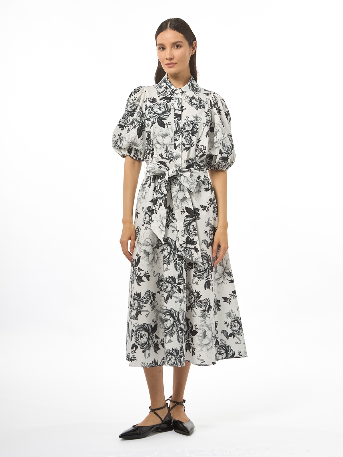 Платье женское 12521-35149 white/black