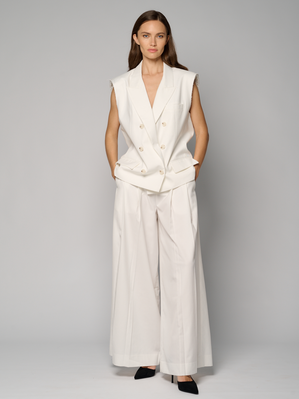 Брюки женские 12521-36045 white