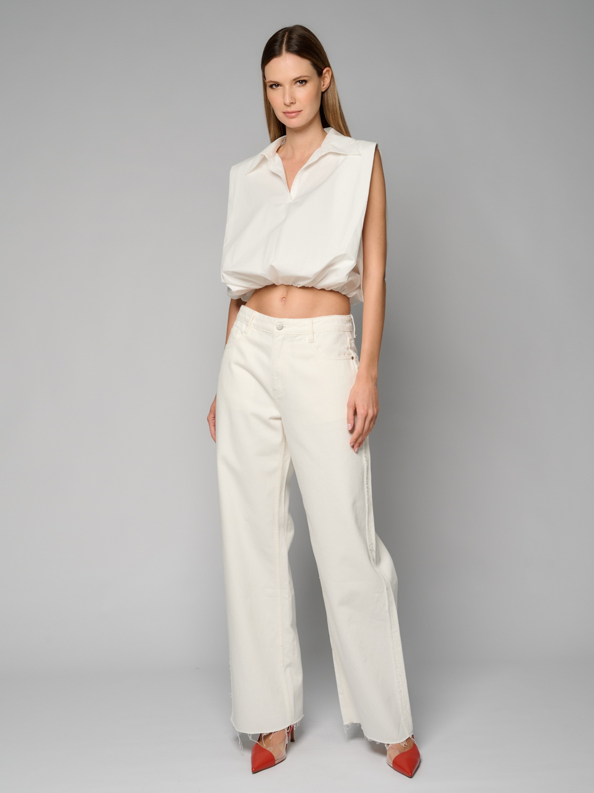 Блузка-топ женская 12521-33085 white