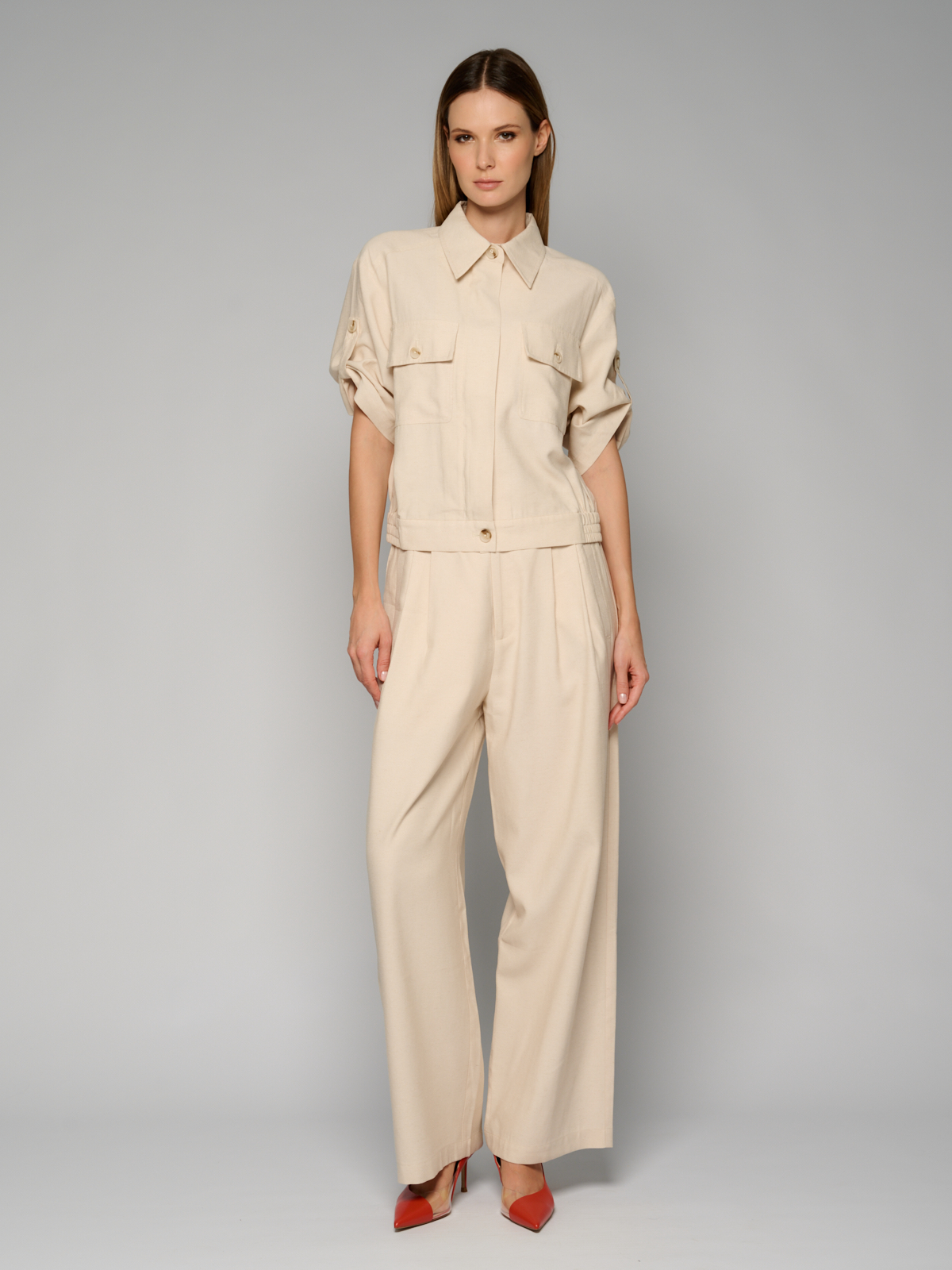 Блузка женская 12521-33089 beige