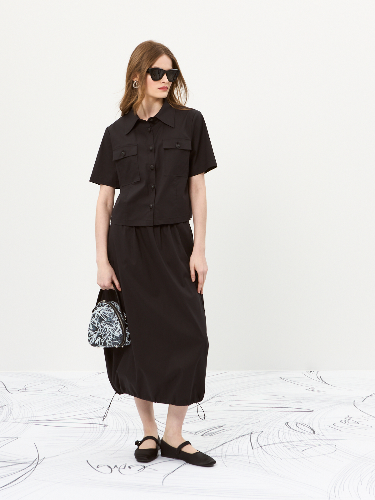 Юбка женская 12521-38046 black