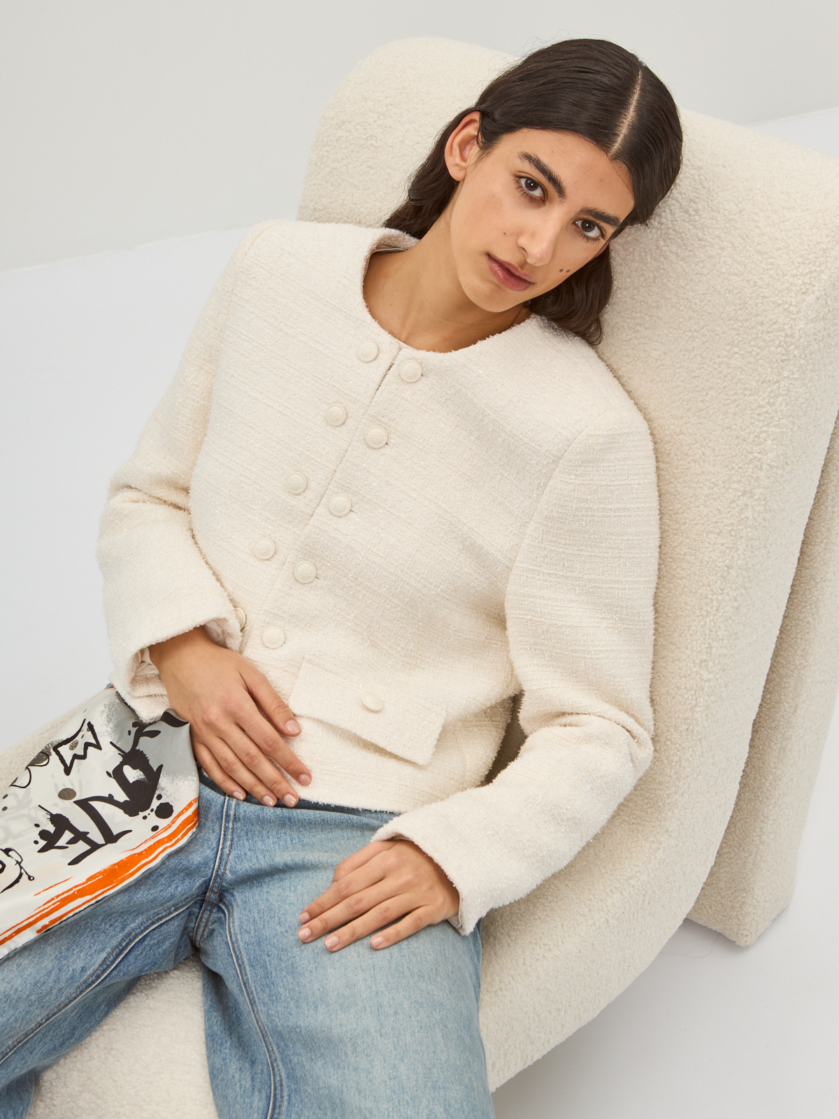 Жакет женский 12521-34035 milk