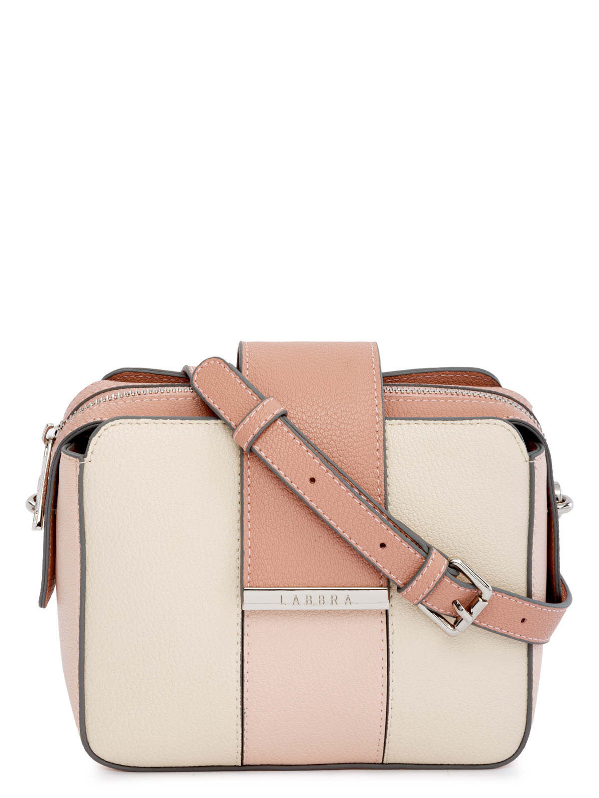 Сумка Labbra L-15329MP beige/l.pink/pink