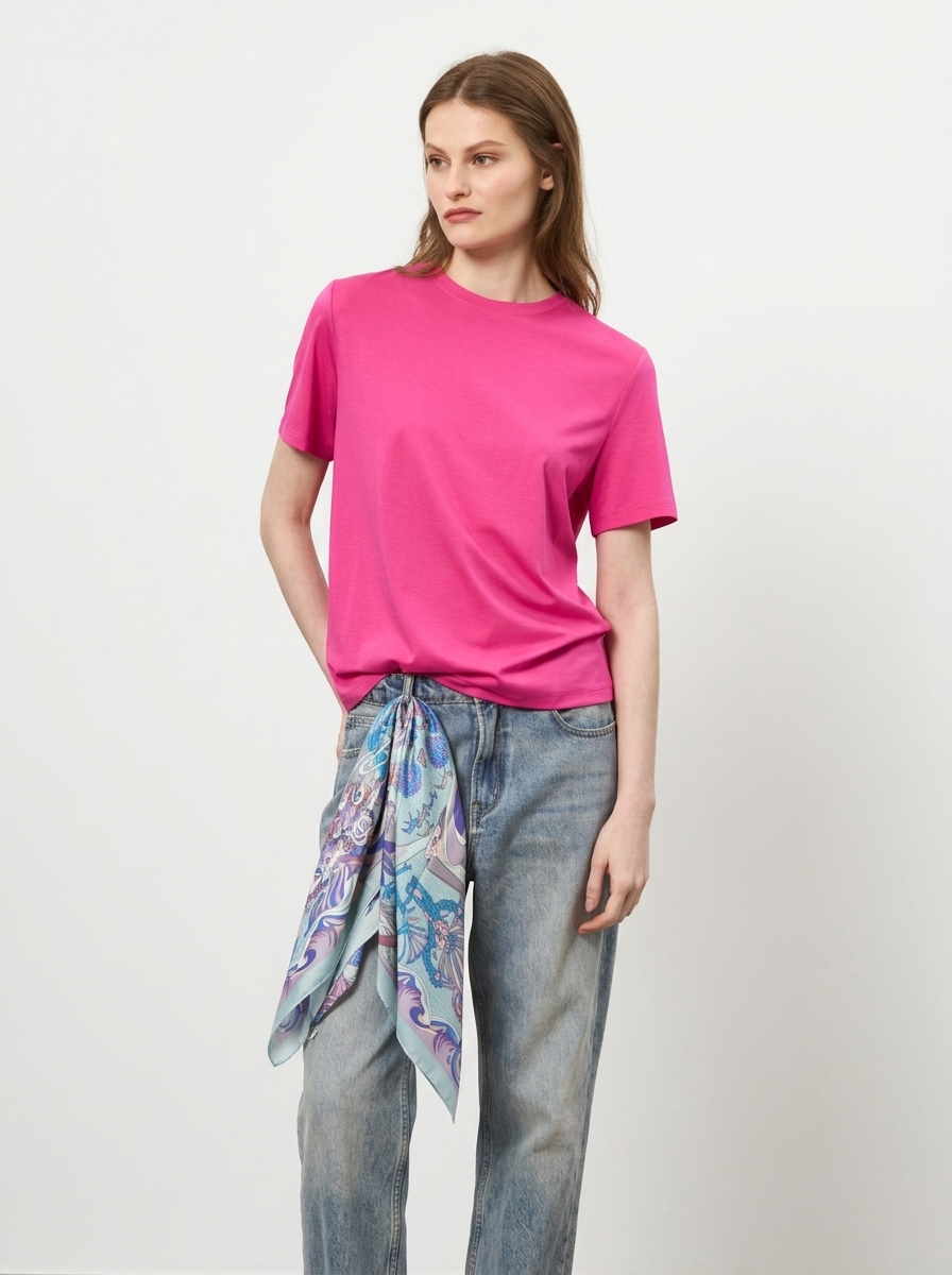 Футболка женская 12521-42022 fuchsia