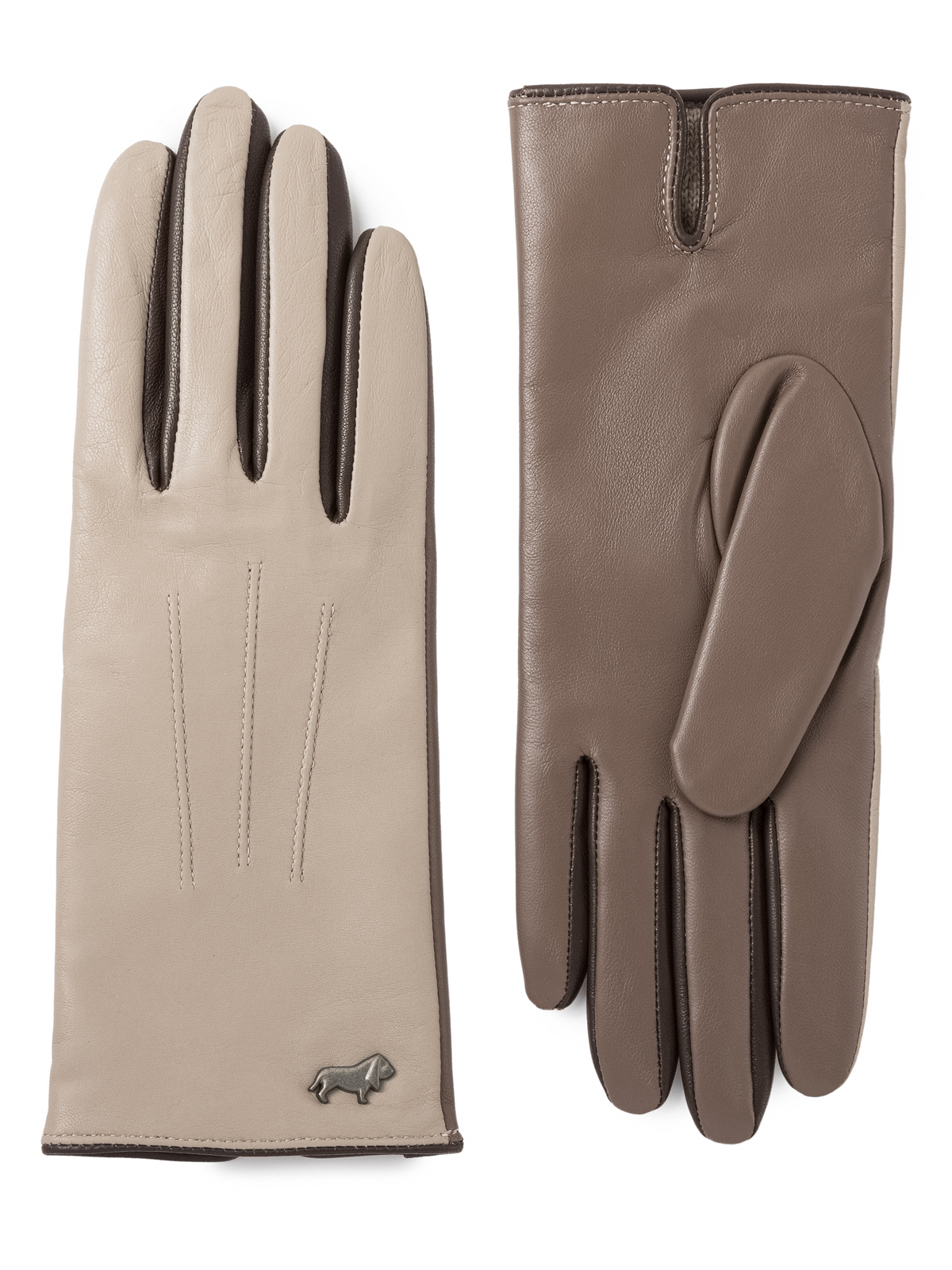 Перчатки жен п/ш LB-4607-1 l.cacao/taupe