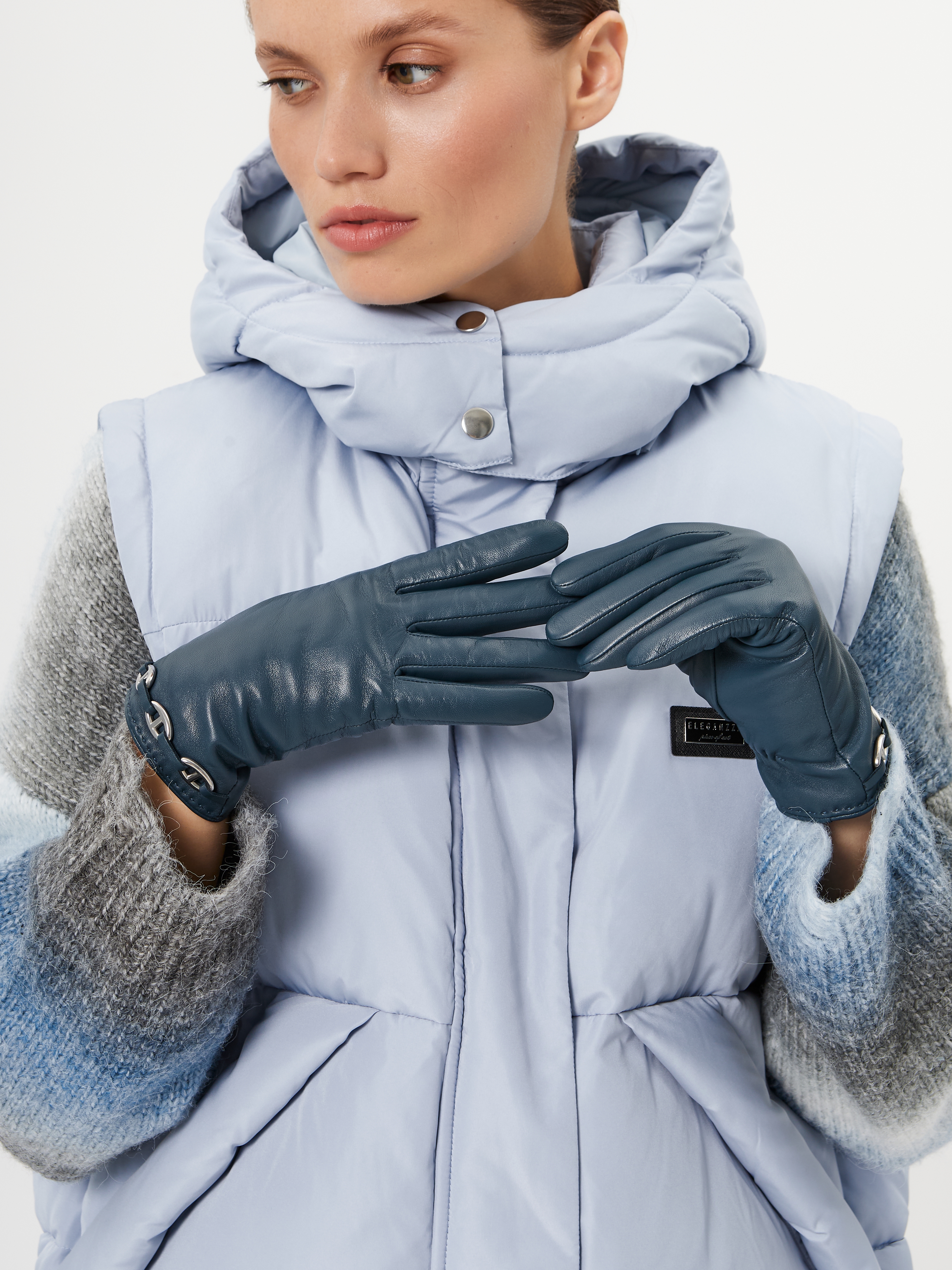 Перчатки женские 100% ш IS2511 midnight blue