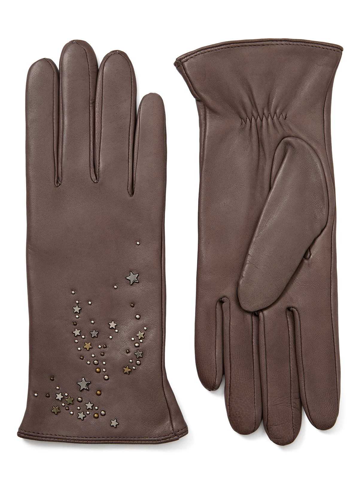 Перчатки женские ш+каш. IS02569 mocha mousse