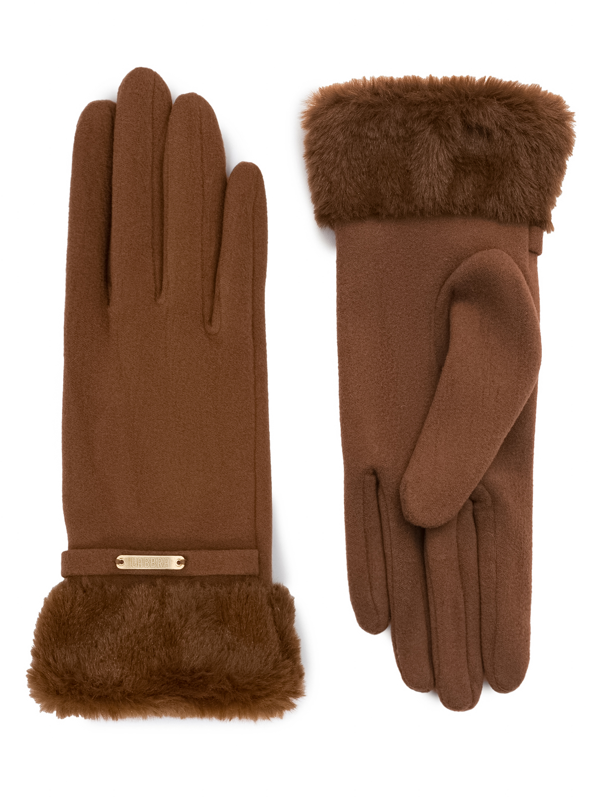 Перчатки жен флис LB-CP-141 honey