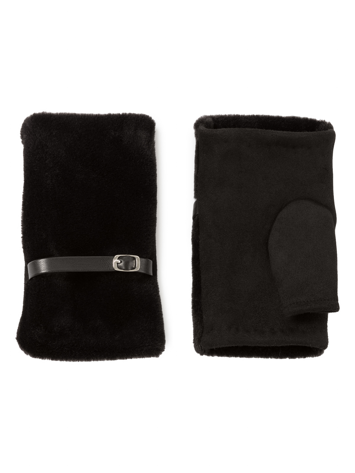 Перчатки жен флис LB-CP-145 black