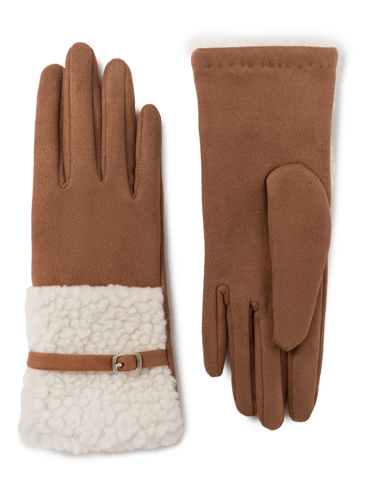 Перчатки жен флис LB-CP-144 sand