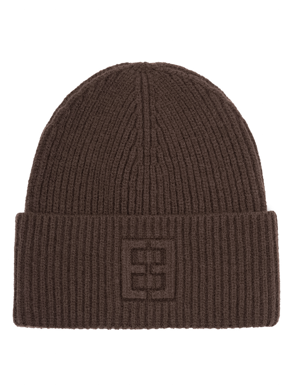 Шапка жен. шерсть+акр ZZ-M99504 d.brown