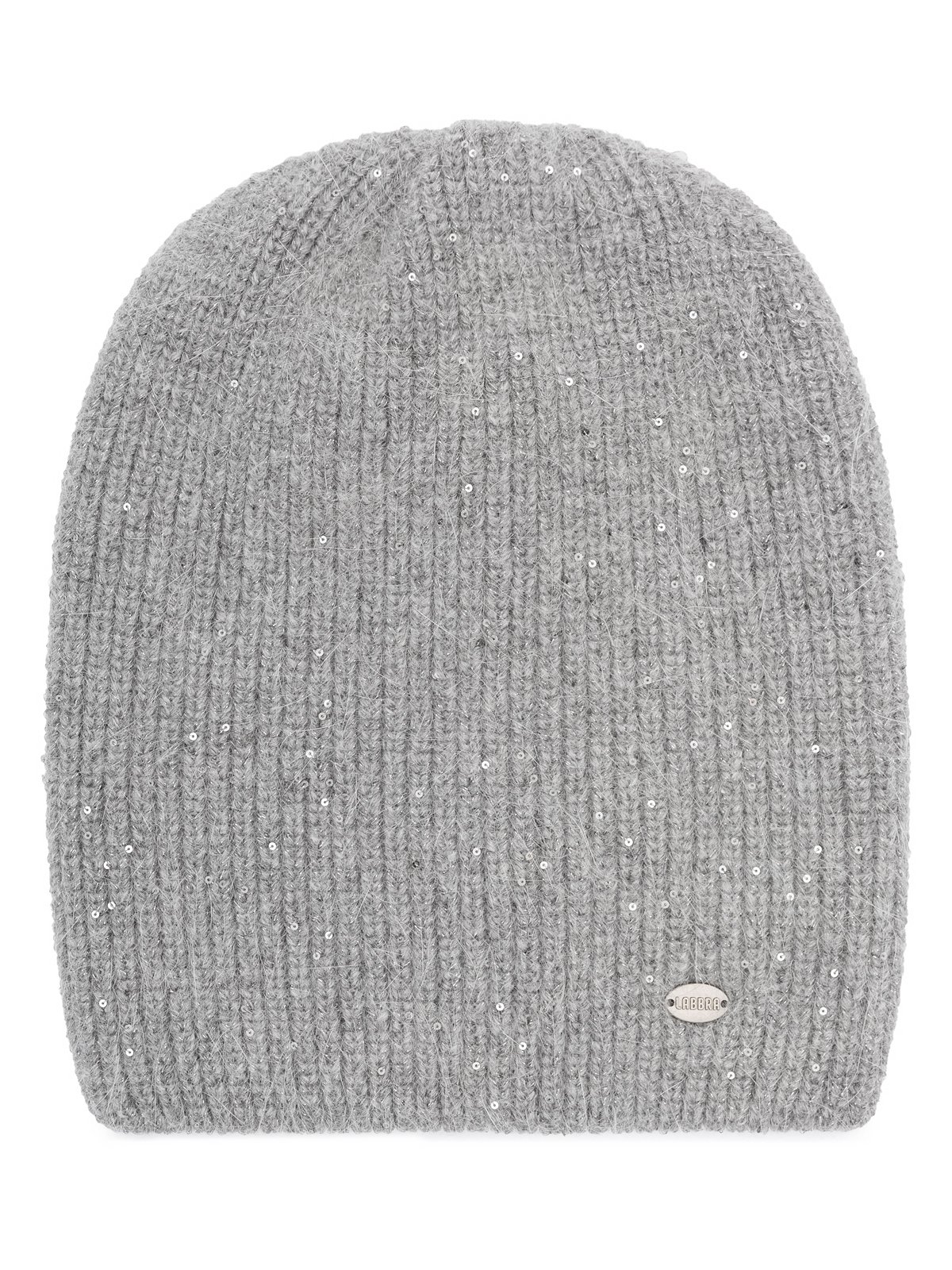 Шапка жен. анг+нейл+люр LB-N88065 grey