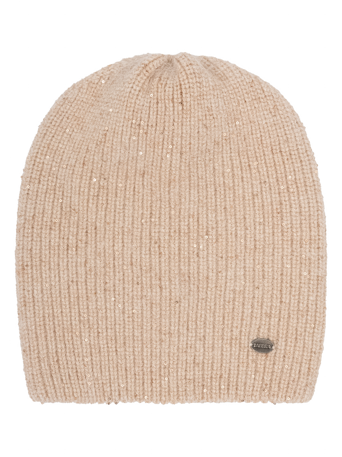 Шапка жен. анг+нейл+люр LB-N88065 beige