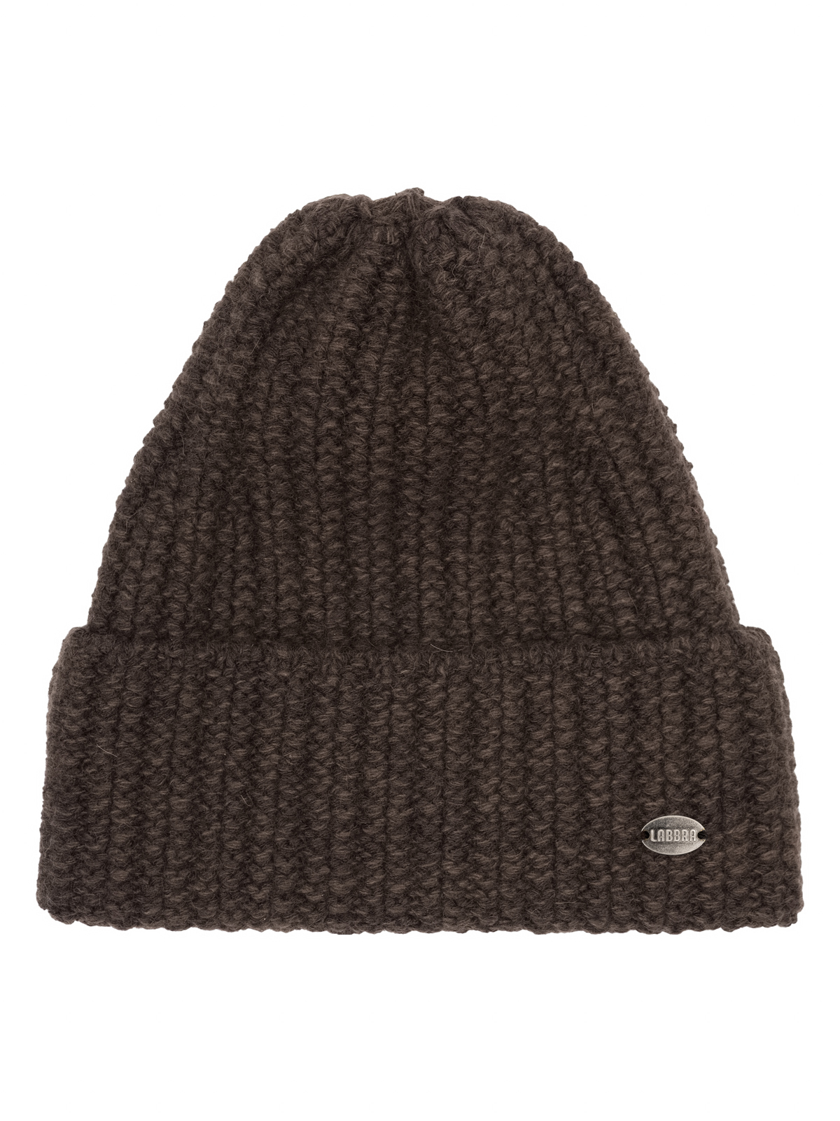 Шапка жен. пух енот+шерсть+виск LB-N88067 d.brown