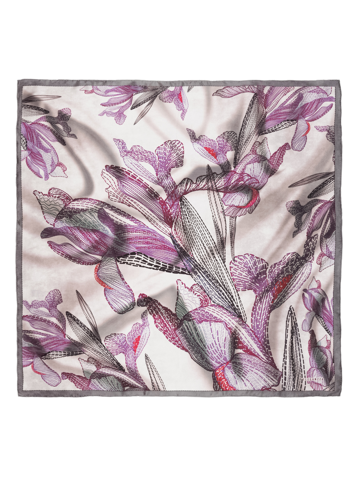 Платок жен. шелк 90х90 E03-8490-05