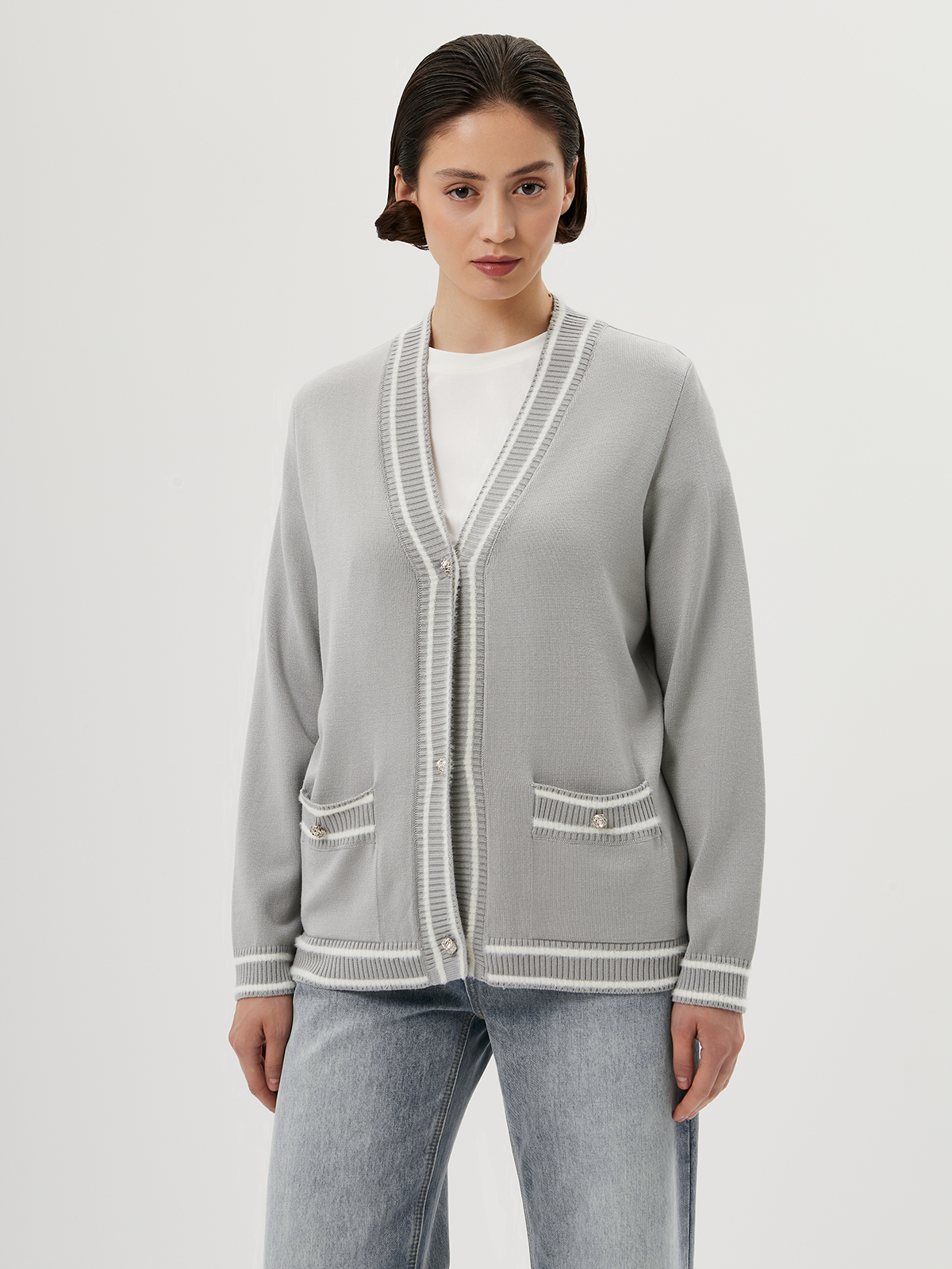 Кардиган женский 12511-54013 grey