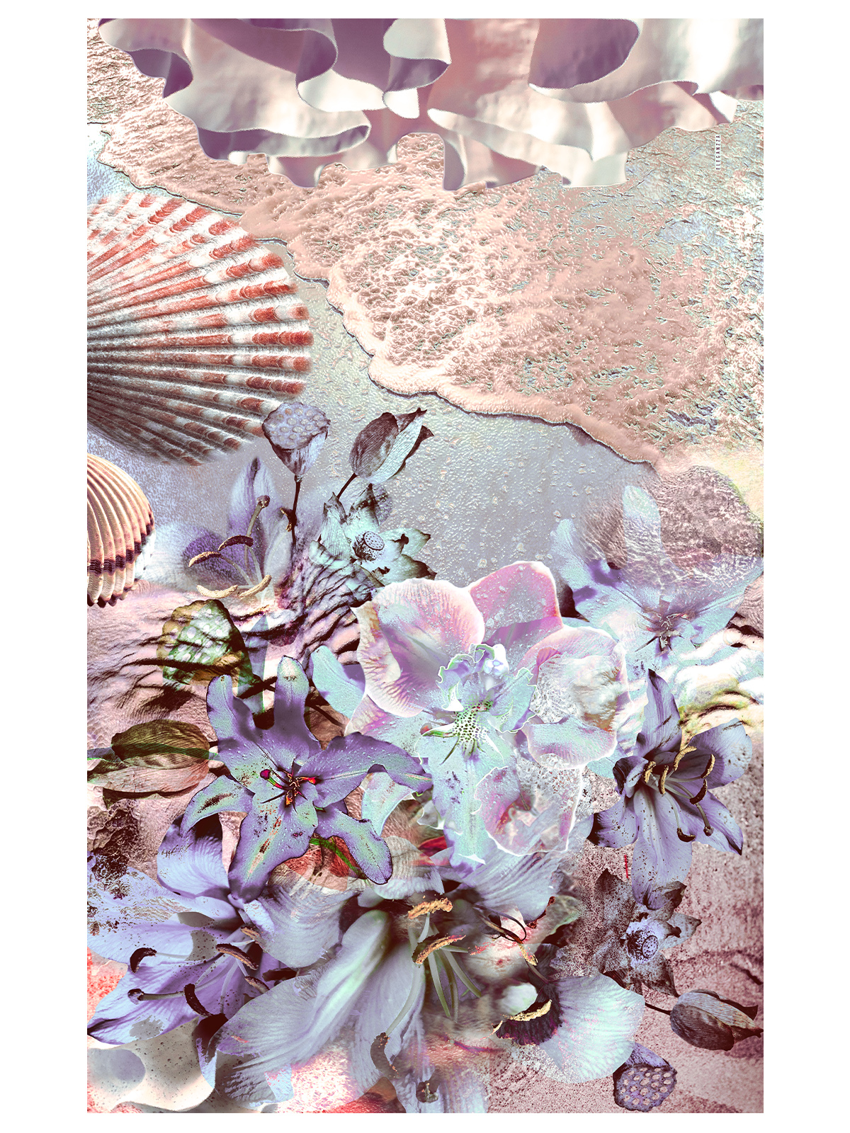 Палантин жен. шелк 110х180 SS02-8554-10