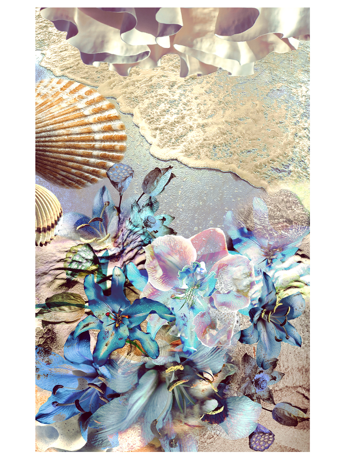 Палантин жен. шелк 110х180 SS02-8554-26