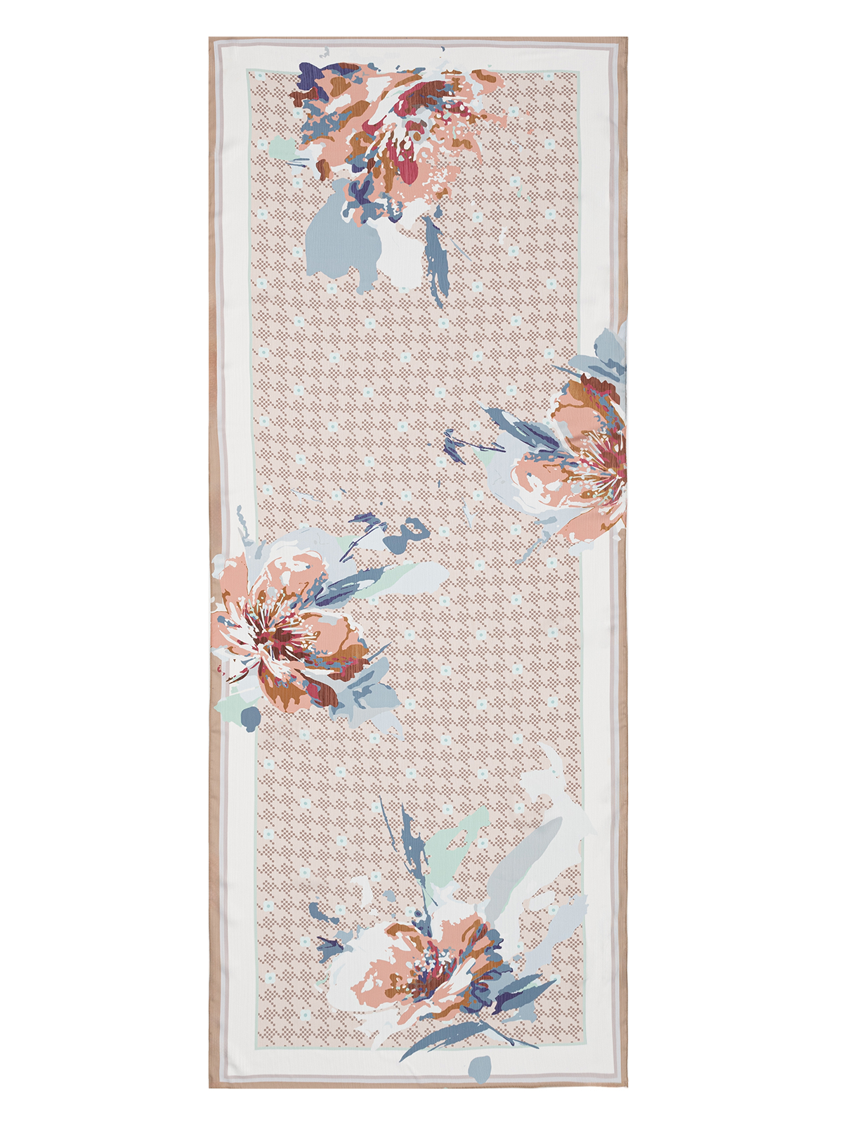 Палантин жен. виск+шелк 70х180 LSZ34-679-05