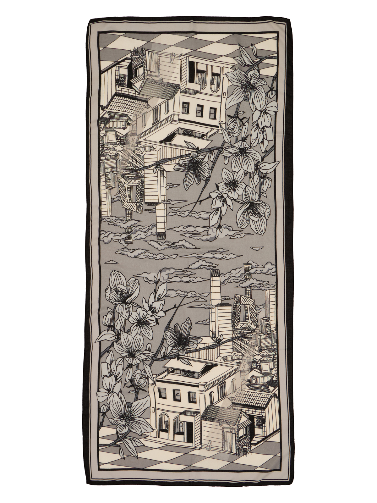 Палантин жен. хл+мод 80х185 LG19-728-19