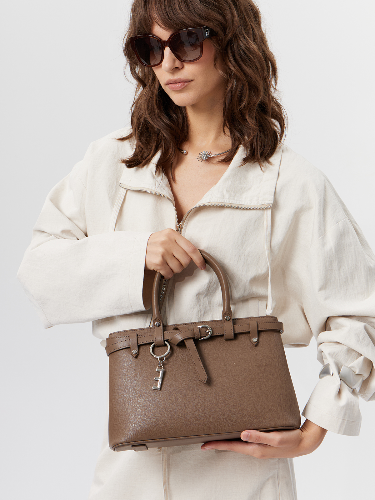 Сумка ELEGANZZA ZZ-50708 milk chocolate