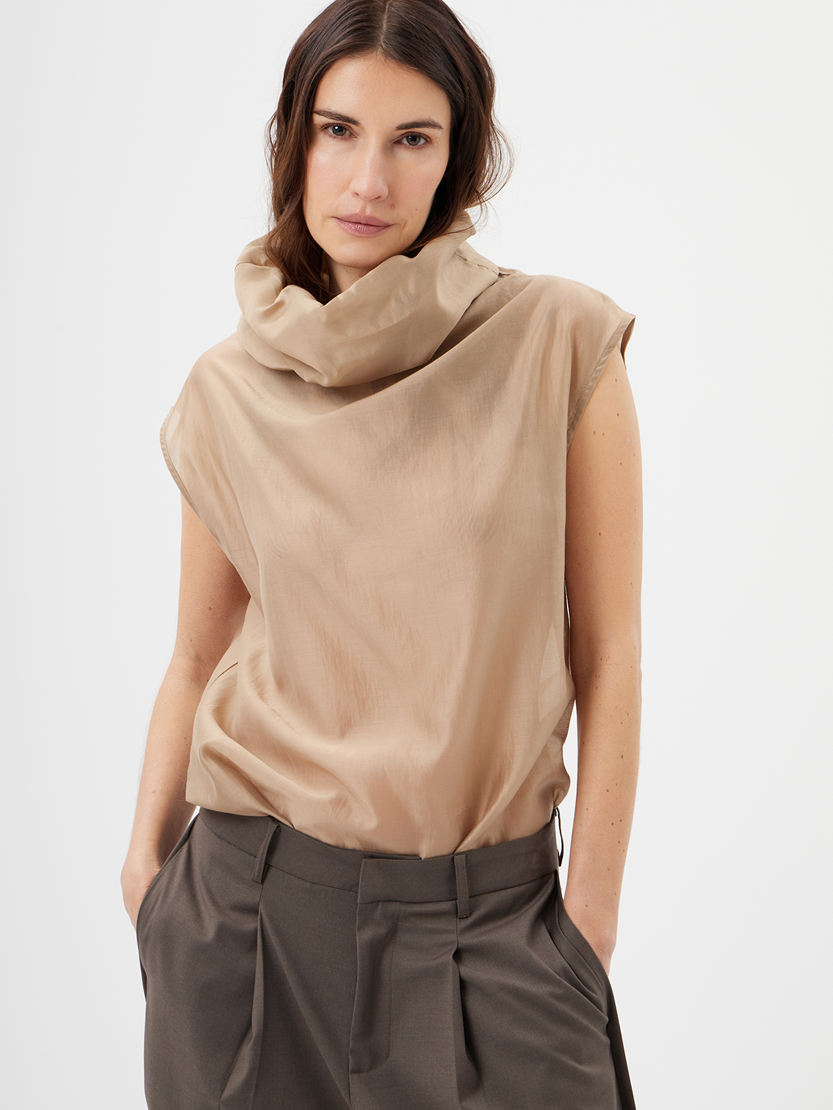 Блузка женская 12621-33042 beige