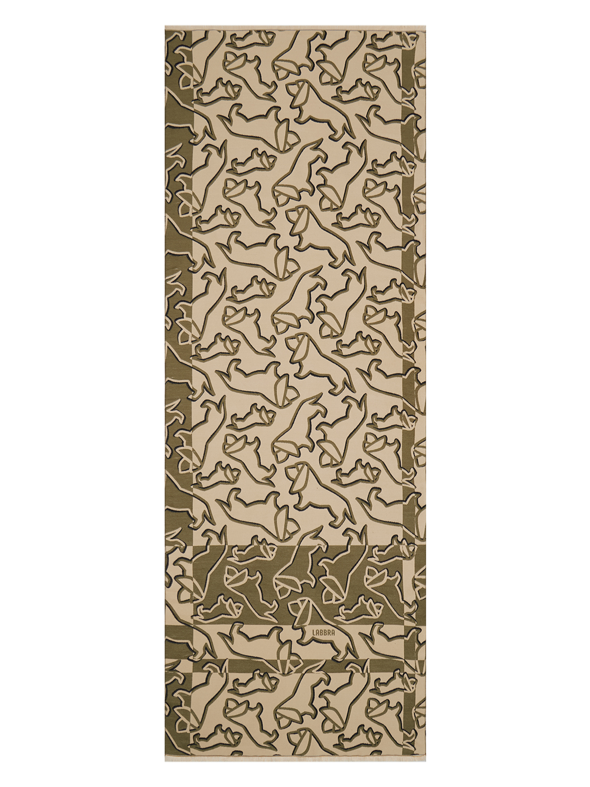 Палантин жен. виск+шерсть 65х190 LMT33-795-14