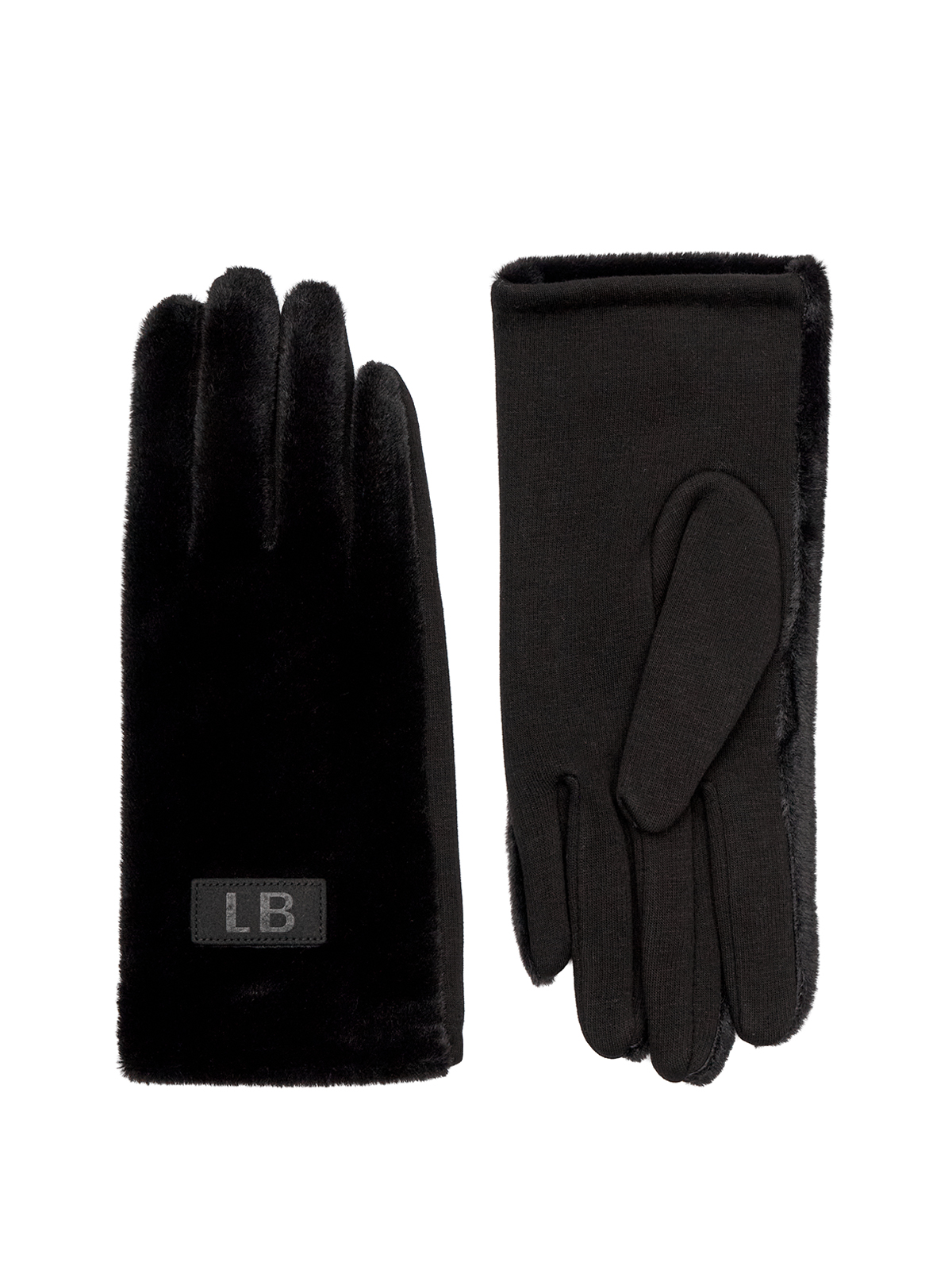 Перчатки женские флис LB-CP-280 black