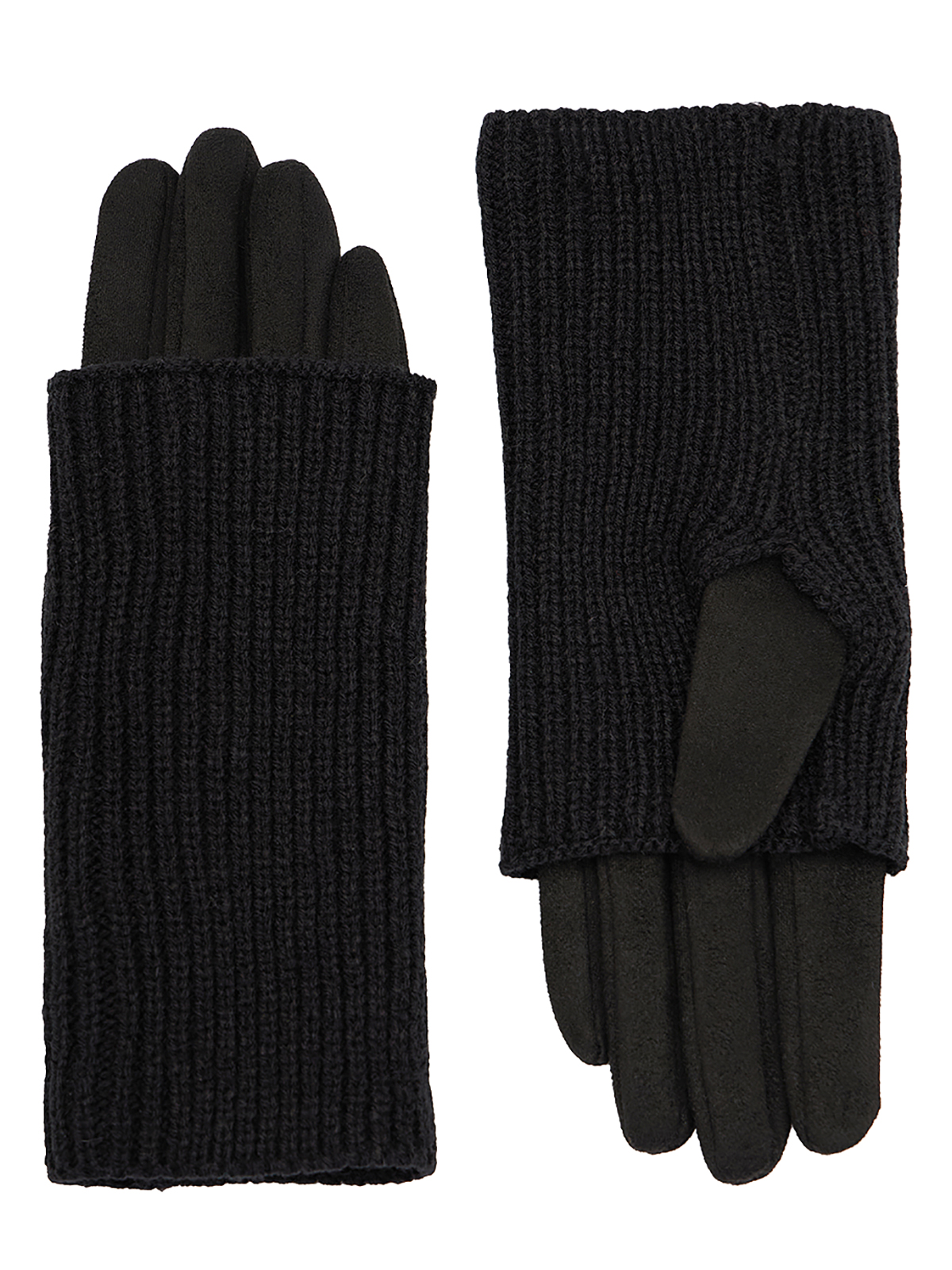 Перчатки женские флис LB-CP-297 black